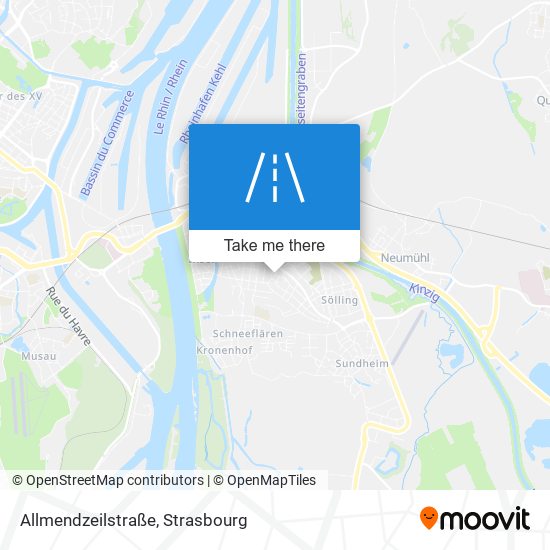 Allmendzeilstraße map