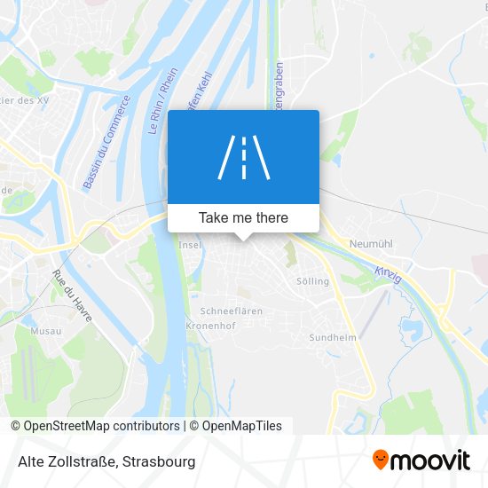 Alte Zollstraße map