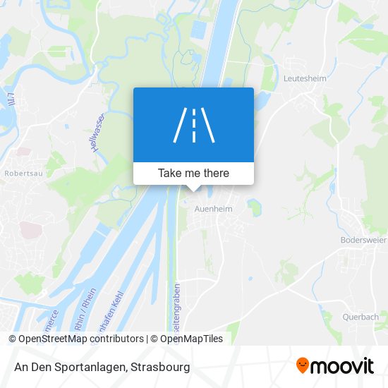 An Den Sportanlagen map