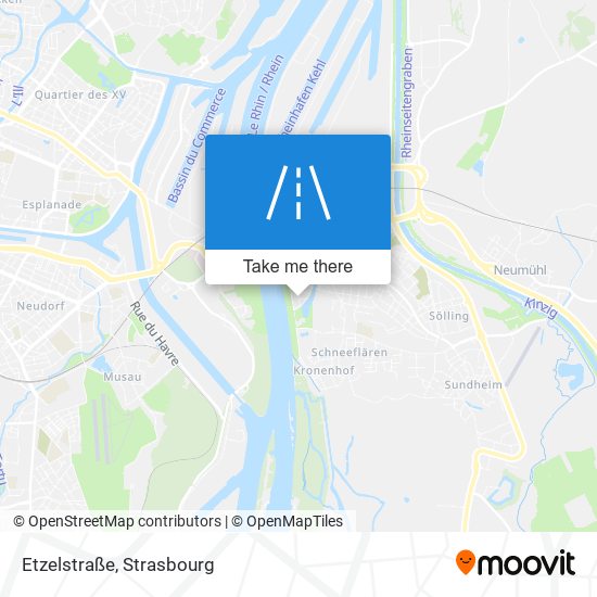 Etzelstraße map