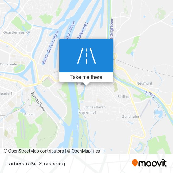 Färberstraße map