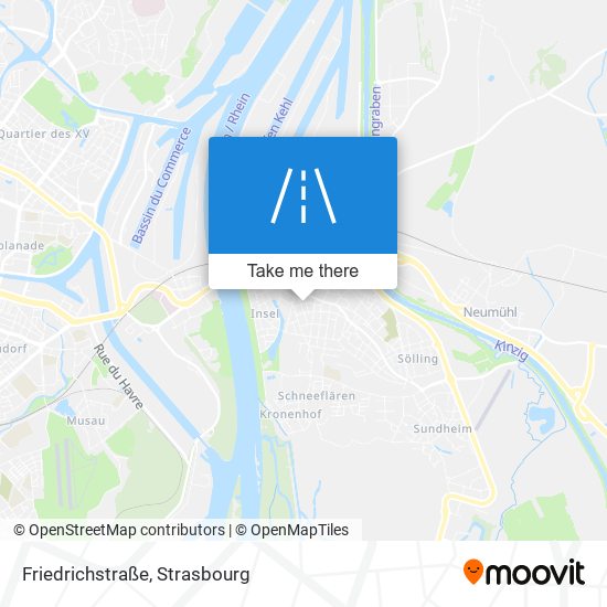 Friedrichstraße map