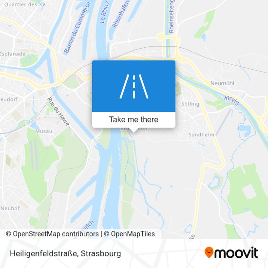 Heiligenfeldstraße map