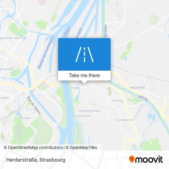 Herderstraße map