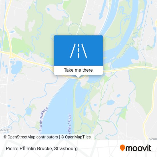 Pierre Pflimlin Brücke map