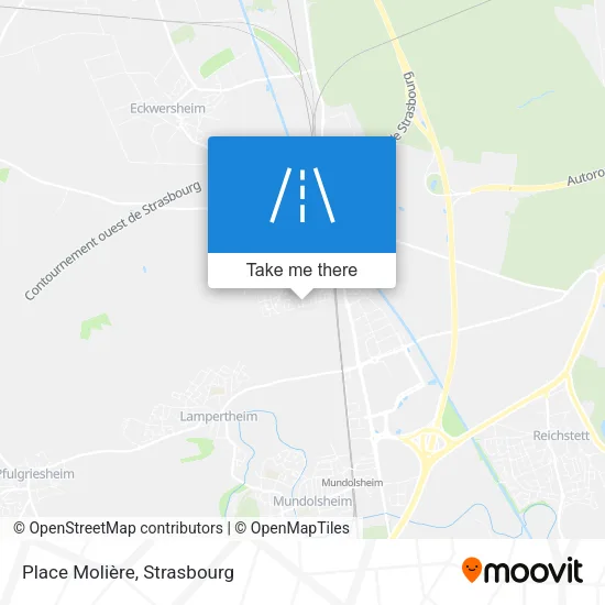 Place Molière map