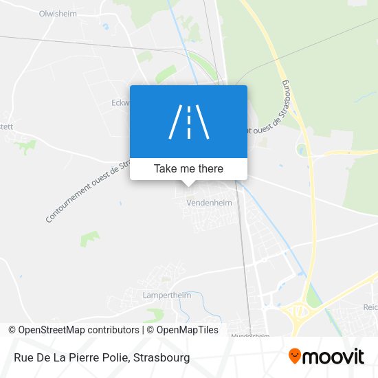 Rue De La Pierre Polie map