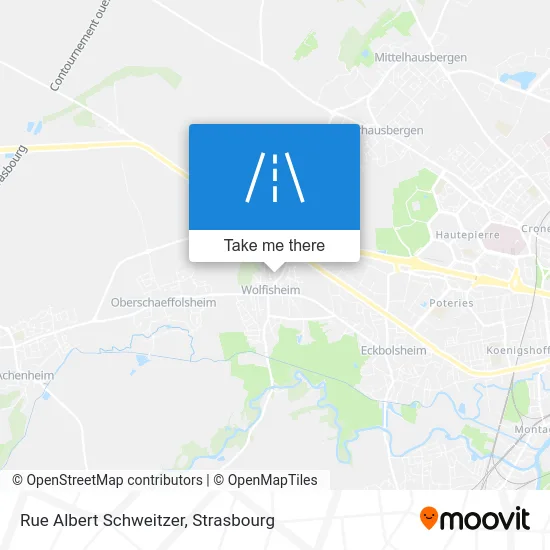 Rue Albert Schweitzer map