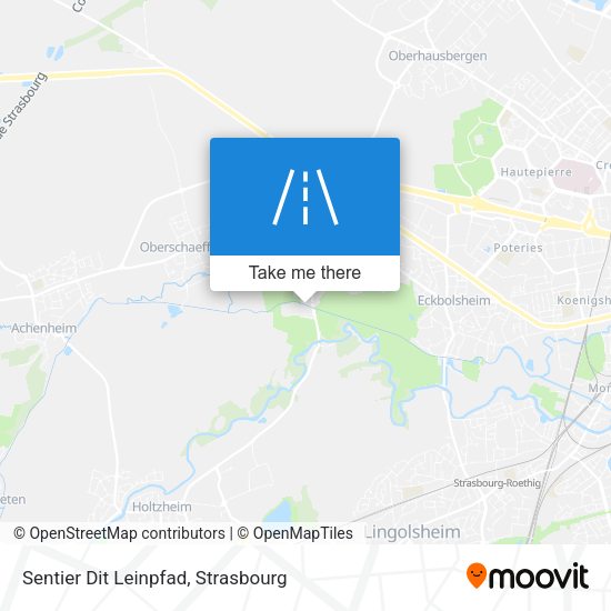 Sentier Dit Leinpfad map