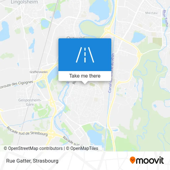 Rue Gatter map