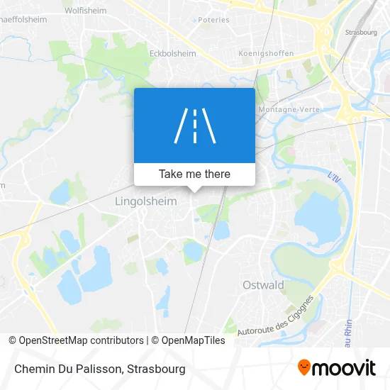 Chemin Du Palisson map