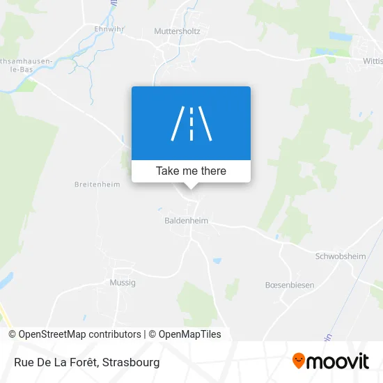 Rue De La Forêt map