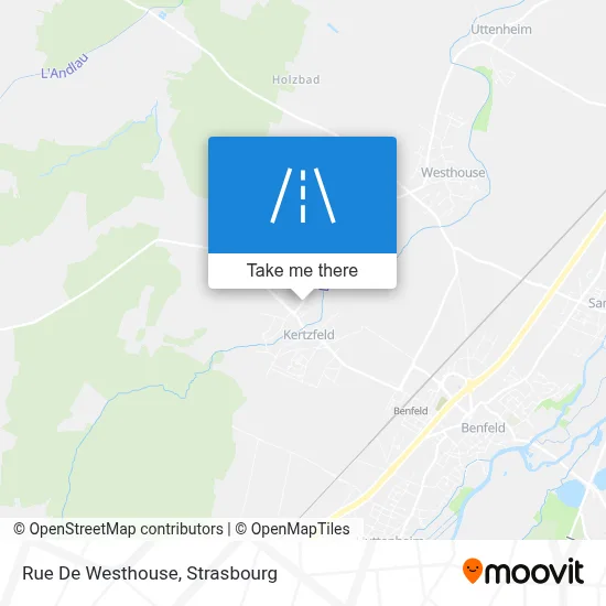 Rue De Westhouse map