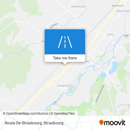 Route De Strasbourg map