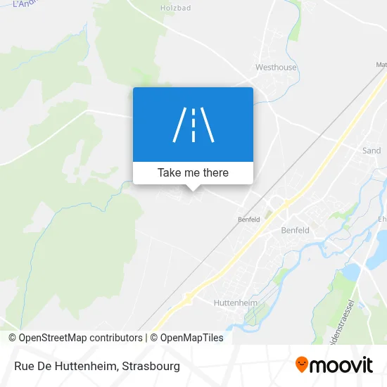Rue De Huttenheim map