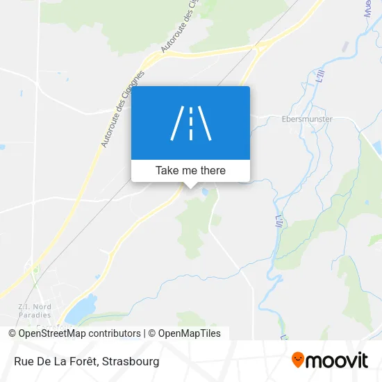 Rue De La Forêt map