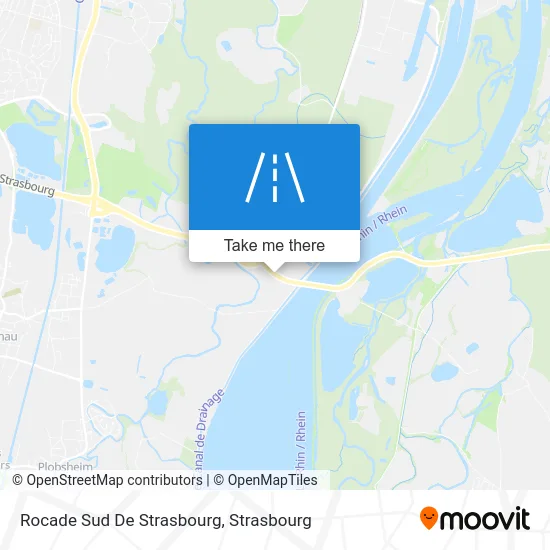 Rocade Sud De Strasbourg map