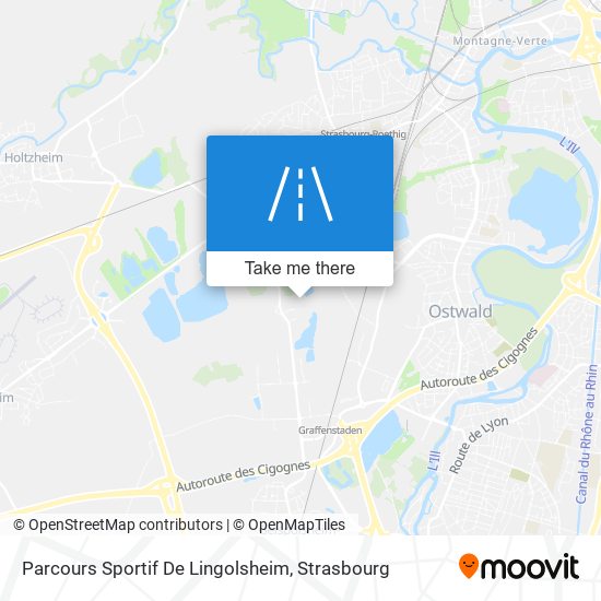 Parcours Sportif De Lingolsheim map