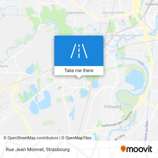 Rue Jean Monnet map