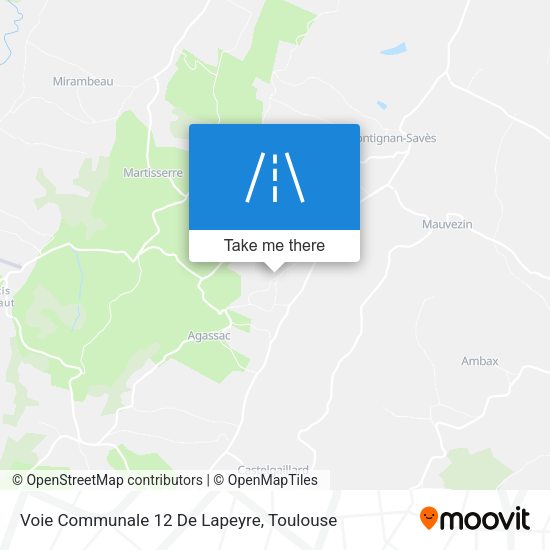 Voie Communale 12 De Lapeyre map