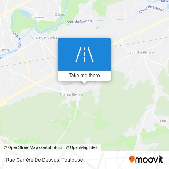 Rue Carrère De Dessus map