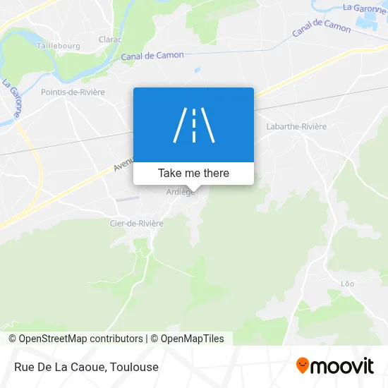 Rue De La Caoue map