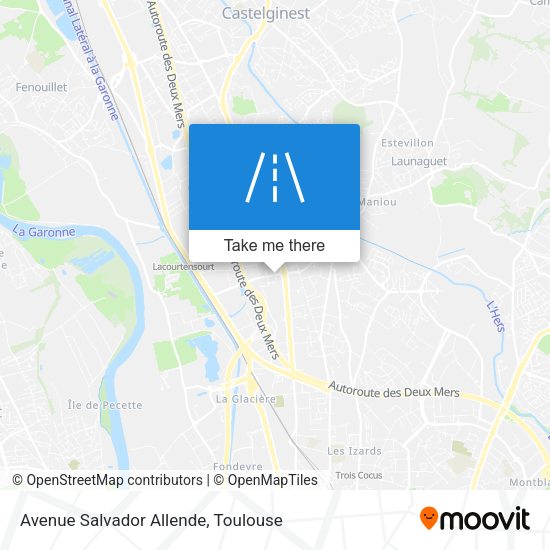Avenue Salvador Allende map