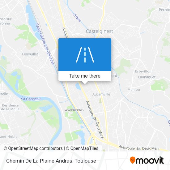 Chemin De La Plaine Andrau map