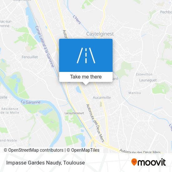 Impasse Gardes Naudy map