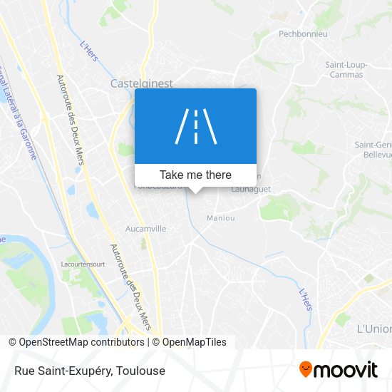 Rue Saint-Exupéry map