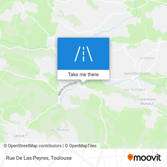 Rue De Las Peyres map