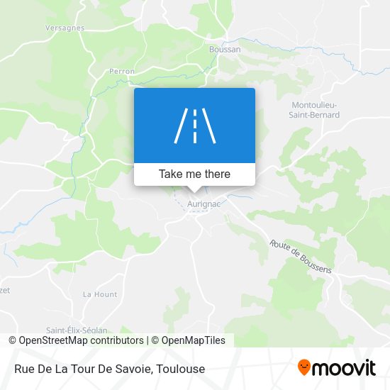 Rue De La Tour De Savoie map