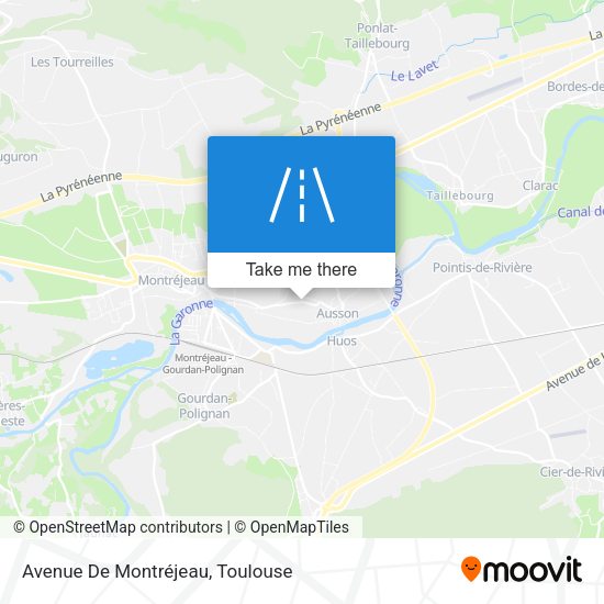 Avenue De Montréjeau map