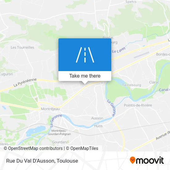 Rue Du Val D'Ausson map