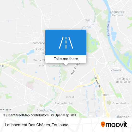 Lotissement Des Chênes map