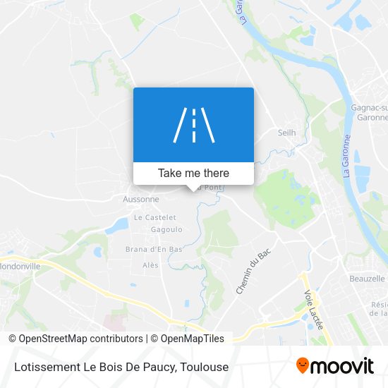 Lotissement Le Bois De Paucy map
