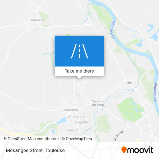 Rue Des Mésanges map