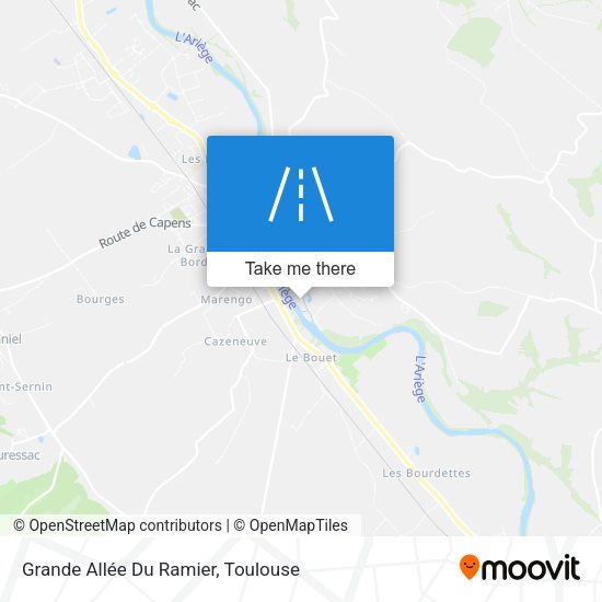 Grande Allée Du Ramier map