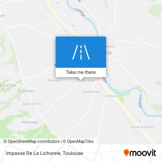 Impasse De La Lichonne map