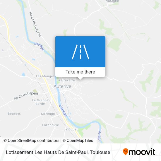 Lotissement Les Hauts De Saint-Paul map