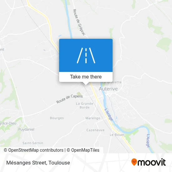 Rue Des Mésanges map
