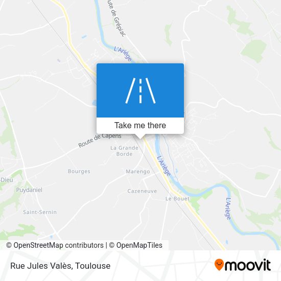 Rue Jules Valès map