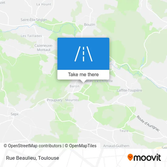 Rue Beaulieu map