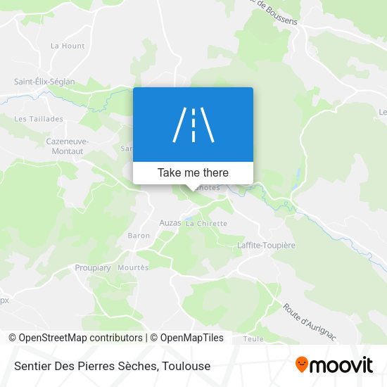 Sentier Des Pierres Sèches map