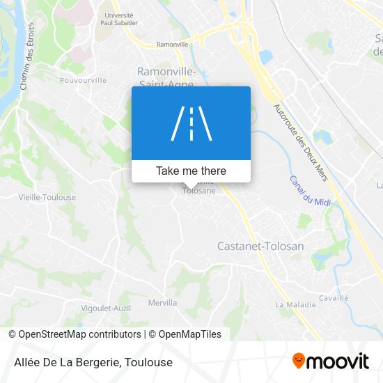 Allée De La Bergerie map
