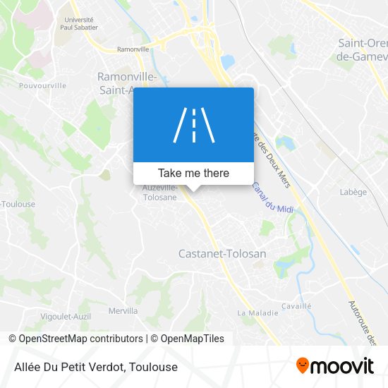 Allée Du Petit Verdot map