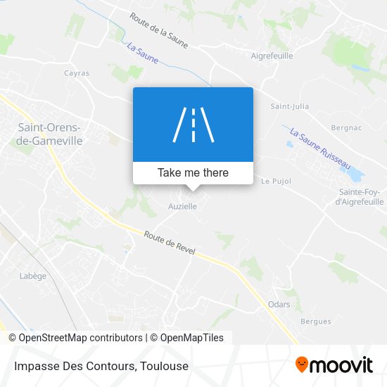Impasse Des Contours map