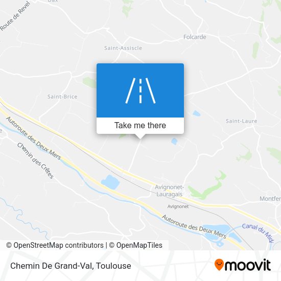 Chemin De Grand-Val map