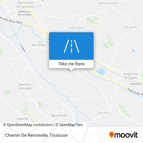 Chemin De Renneville map
