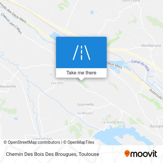 Chemin Des Bois Des Brougues map